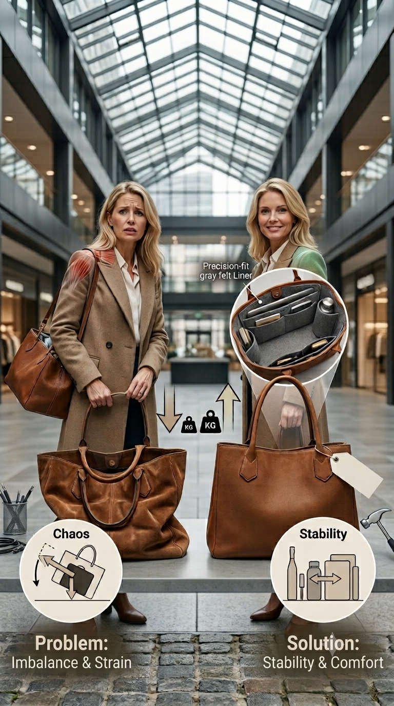 Why Do Luxury Bags Feel So Heavy? The Ergonomic Solution for Heavy Totes